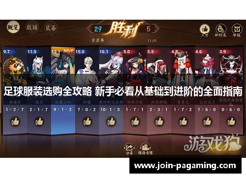 足球服装选购全攻略 新手必看从基础到进阶的全面指南 足球服装选购全攻略 新手必看从基础到进阶的全面指南